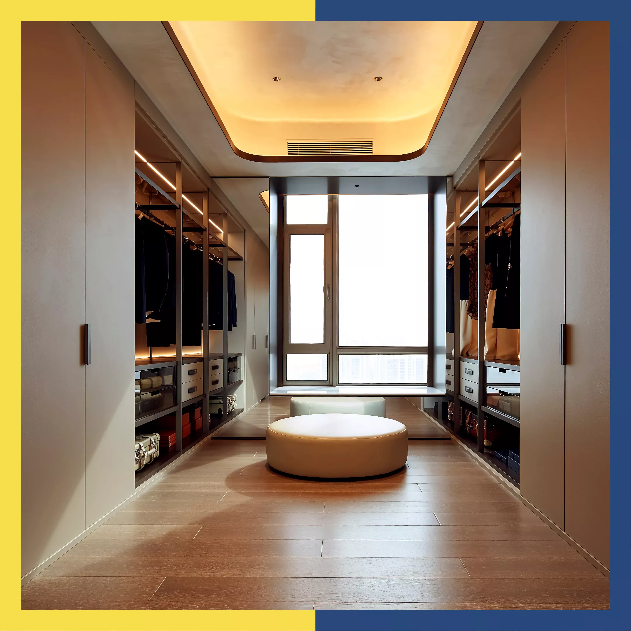 Walk-in closet design: 4 easy and elegant upgrades
